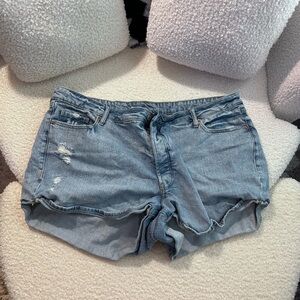 Plus Size 22 Old Navy Denim Distressed Women Shorts